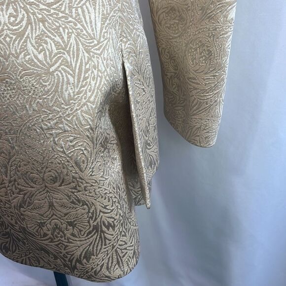 Hartley Gold Brocade Suit Set with Bling Buttons - Picture 7 of 11
